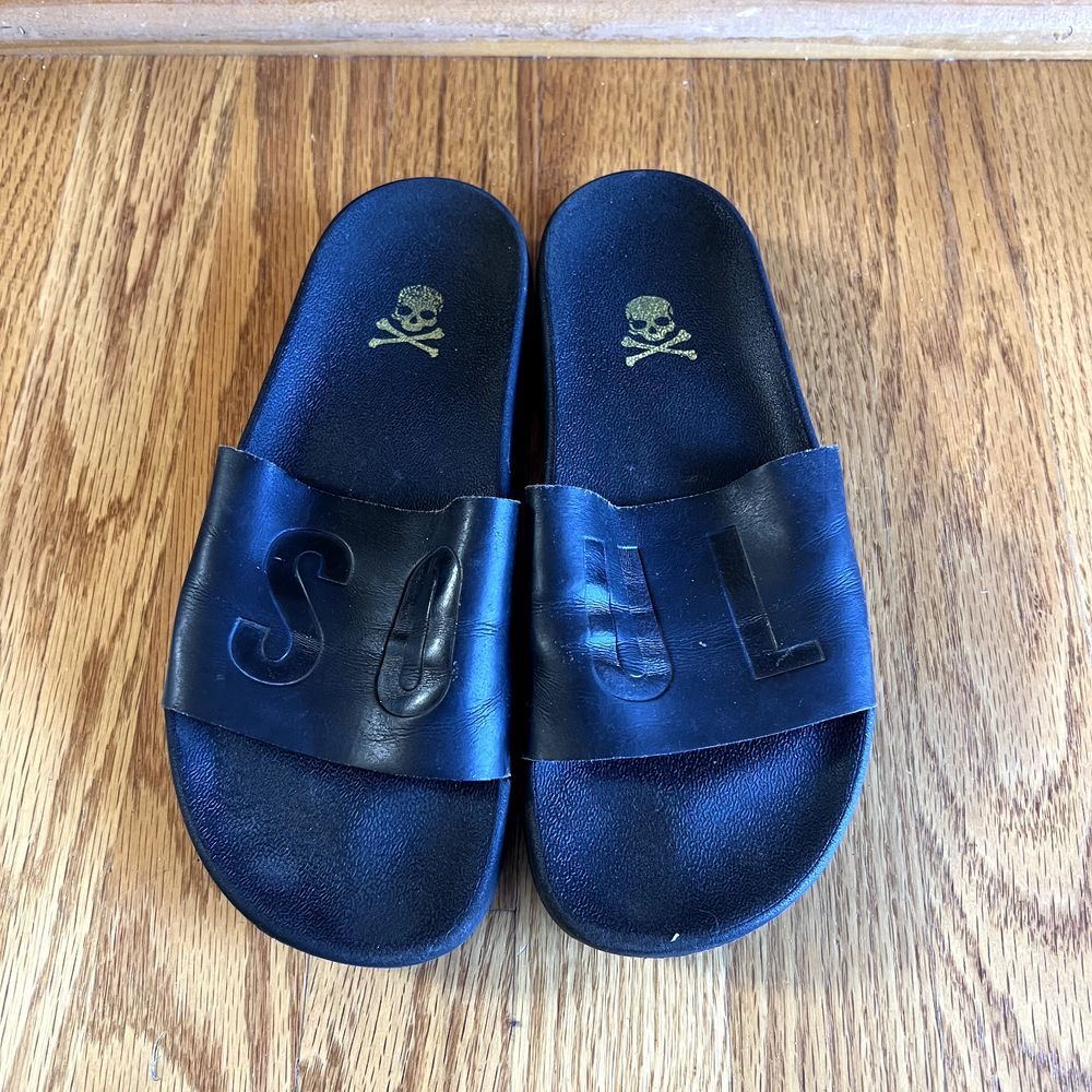 Brandblack Soulcycle Slides Sandals women's Size 5‎ Black Soul Cycle